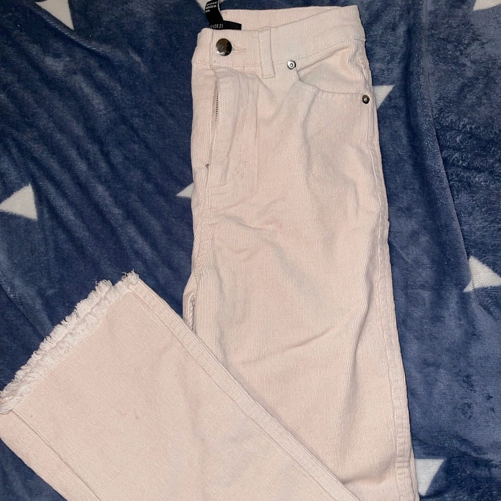 Tan flared forever 21 jeans